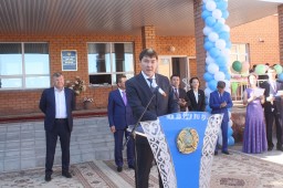 В селе Тайтобе Целиноградского района Акмолинской области открыли новую школу на 300 мест