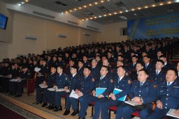 В Кокшетау прошла встреча руководства ДВД области с участковыми инспекторами полиции