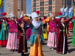 Хореографический фестиваль впервые прошел в Кокшетау в День единства народа Казахстана