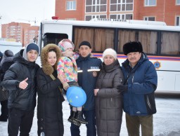 В Акмолинской области встретили спасателей, прибывших из Турции