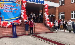 Новая школа открылась в селе Жибек жолы Акмолинской области
