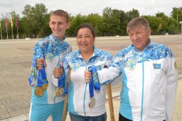 В Жаркаинском районе чествовали чемпионов страны по паралимпийскому спорту