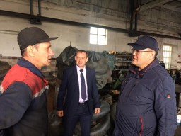 Аким Зерендинского района посетил с рабочим визитом ТОО "Рейн"
