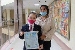 Ученица NIS Кокшетау получила авторское право на научную работу
