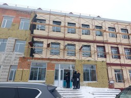 В Кокшетау близится к завершению строительство нового корпуса спецшколы