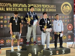 Акмолинский борец выиграл бронзу на международном турнире в Грузии