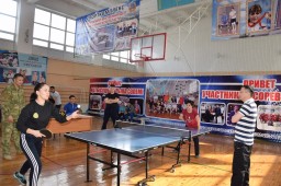 В Кокшетау проведен турнир по настольному теннису среди полицейских