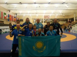 Акмолинцы выиграли два «серебра» на чемпионате мира по борьбе среди ветеранов