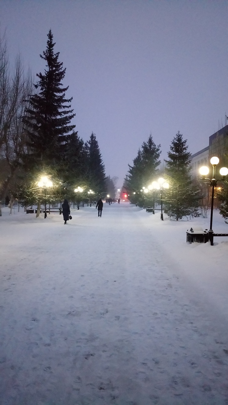 Зимнее утро в Кокшетау!