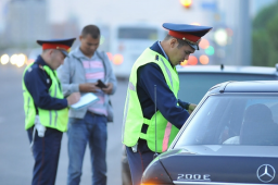 В праздничные дни более 70 водителей задержаны за нарушение ПДД
