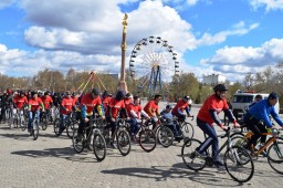 Городской велопробег, посвященному Празднику единства народов Казахстана