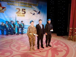 ​В Кокшетау чествовали лучших юнармейцев