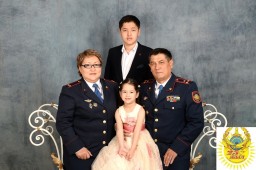 В преддверии 25-летия казахстанской полиции: "Семья полицейских на страже общественного порядка"