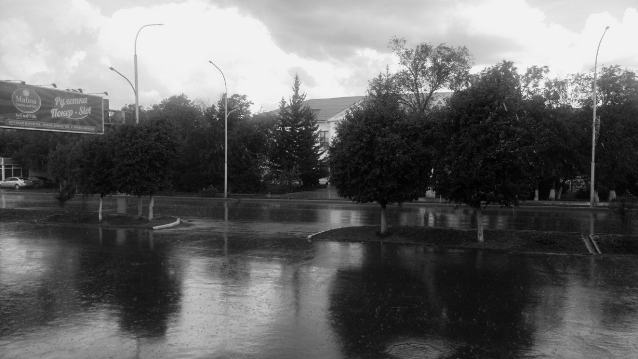 Дождливое лето 2017 года в Кокшетау