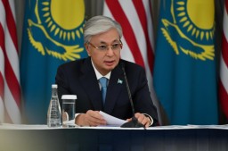 Токаев выступил на заседании Круглого стола с участием представителей американского бизнеса