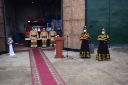 В рамках ГЧП в отдаленном селе Акмолинской области открылся пожарный пост