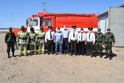 В рамках ГЧП в отдаленном селе Акмолинской области  открылся пожарный пост