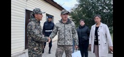 ​Акцию для родителей солдат из Петропавловска провели в Кокшетау и Астане