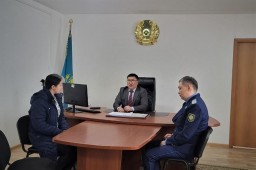 Зампрокурора Акмолинской области провел личный прием граждан в Егиндыкольском районе