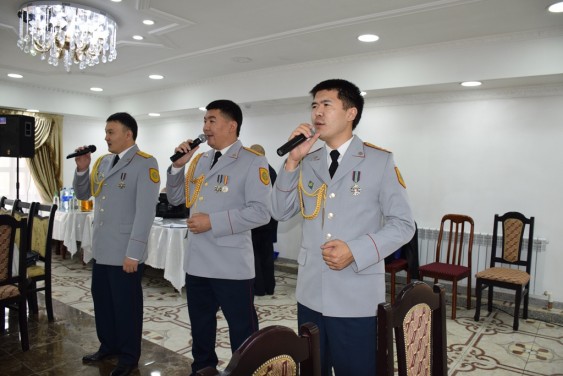Акмолинские полицейские чествовали старших коллег
