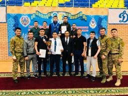 Команда ДВД Акмолинской области по рукопашному бою стала чемпионом Казахстана