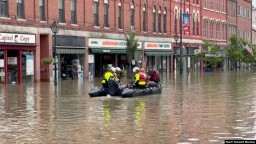 Катастрофическое наводнение затопило столицу штата Вермонт