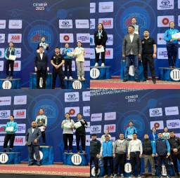 Акмолинские девушки стали призерами чемпионата Казахстана по женской борьбе