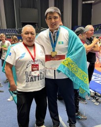 Акмолинец стал четырехкратным чемпионом мира по поясной борьбе