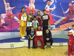 Акмолинские ушуисты привезли 9 медалей чемпионата Казахстана