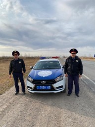 Полицейские помогли водителю сломавшегося на трассе авто в Акмолинской области