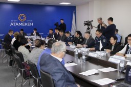 Акмолинские полицейские и Палата предпринимателей договорились о сотрудничестве