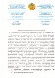 Постановление главного госсанврача Акмолинской области №75