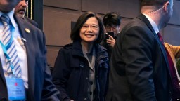 Президент Тайваня прибыла в Нью-Йорк