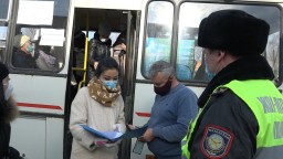 Мониторинговые группы проверяют соблюдение санитарных норм на пассажирском транспорте в Акмолинской 