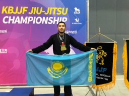 Боец из Кокшетау завоевал "бронзу" турнира по джиу-джитсу в Южной Корее