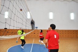 В Кокшетау прошли соревнования по волейболу среди государственных служащих