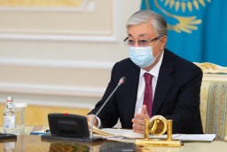 Глава государства принял отчет Национального банка Казахстана