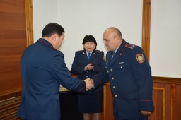 22 акмолинских полицейских награждены за обеспечение безопасности в период проведения «ЭКСПО-2017»