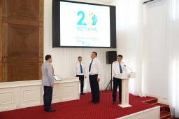 Более 70 стражей порядка пристоличного региона получили заслуженные награды в честь 20-летия столицы