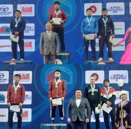 Две бронзы завоевали акмолинские борцы на чемпионате Казахстана