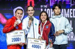 Акмолинская спортсменка стала чемпионкой международного турнира по боксу в Марокко