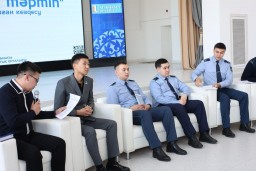 Молодежно-ресурсный центр Акмолинской области провел встречи на тему: «Закон и порядок»