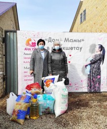 Коллектив Департамента госдоходов по Акмолинской области оказал помощь «Дому мамы»