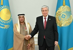Глава государства принял посла ОАЭ в Казахстане Мухаммеда Саида Мухаммеда аль-Арики