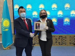 Благодарственные письма от Н. Назарбаева получили акмолинские участники избирательного процесса