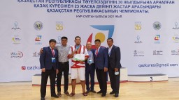Акмолинские палуаны стали призерами чемпионата Казахстана по қазақ күресі