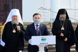 В Кокшетау состоялось открытие православного храма