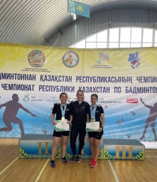 Акмолинцы выиграли чемпионат Казахстана по бадминтону