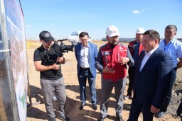 Аким Акмолинской области с рабочей поездкой посетил город Косшы