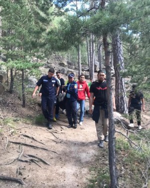 Бурабайские спасатели  в горах спасли 65-летнего мужчину